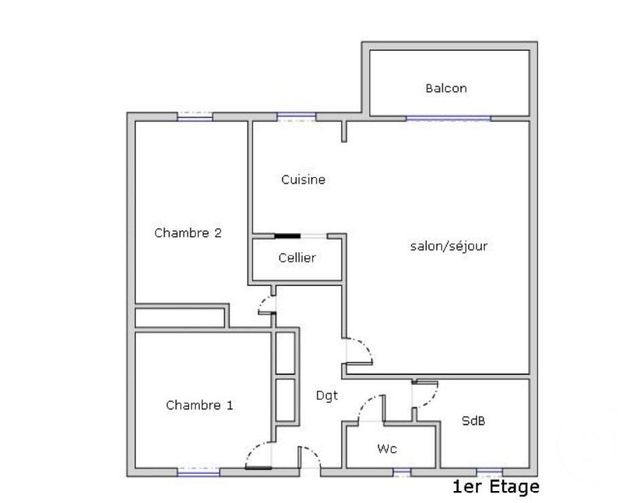 Appartement T3 à vendre - 3 pièces - 60.56 m2 - EYSINES - 33 - AQUITAINE - Century 21 Hesteda