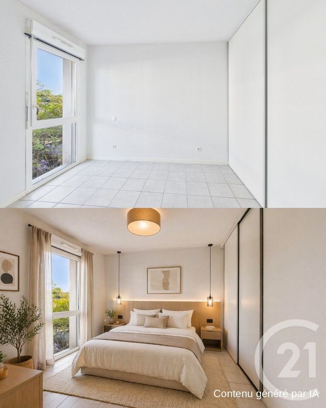 Appartement F3 à vendre - 3 pièces - 58.77 m2 - LE BOUSCAT - 33 - AQUITAINE - Century 21 Hesteda