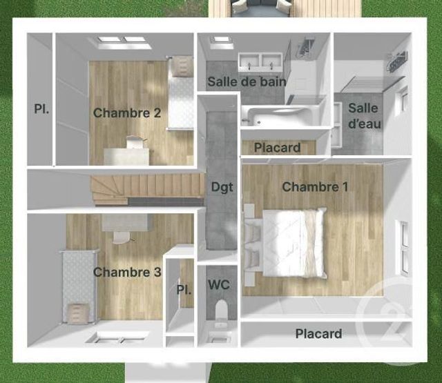 maison à vendre - 4 pièces - 122.1 m2 - EYSINES - 33 - AQUITAINE - Century 21 Hesteda