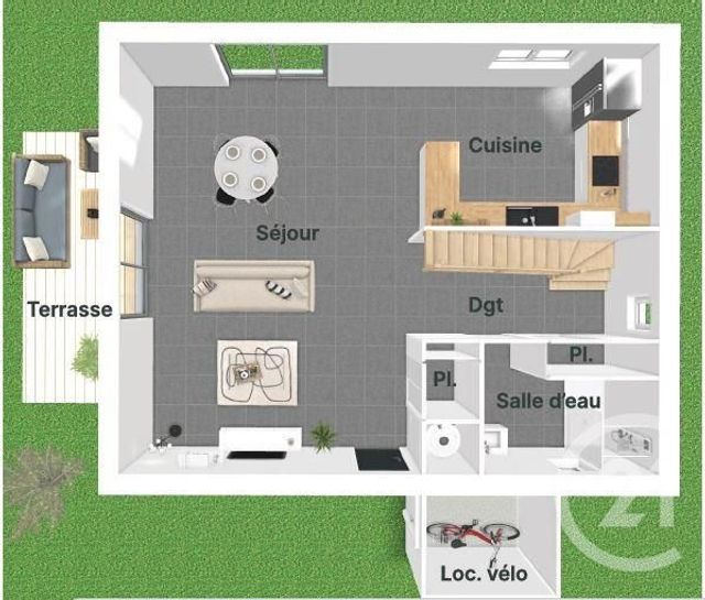 maison à vendre - 4 pièces - 122.1 m2 - EYSINES - 33 - AQUITAINE - Century 21 Hesteda