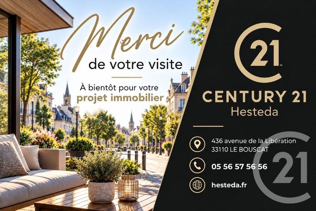 maison à vendre - 5 pièces - 105.7 m2 - ANDERNOS LES BAINS - 33 - AQUITAINE - Century 21 Hesteda